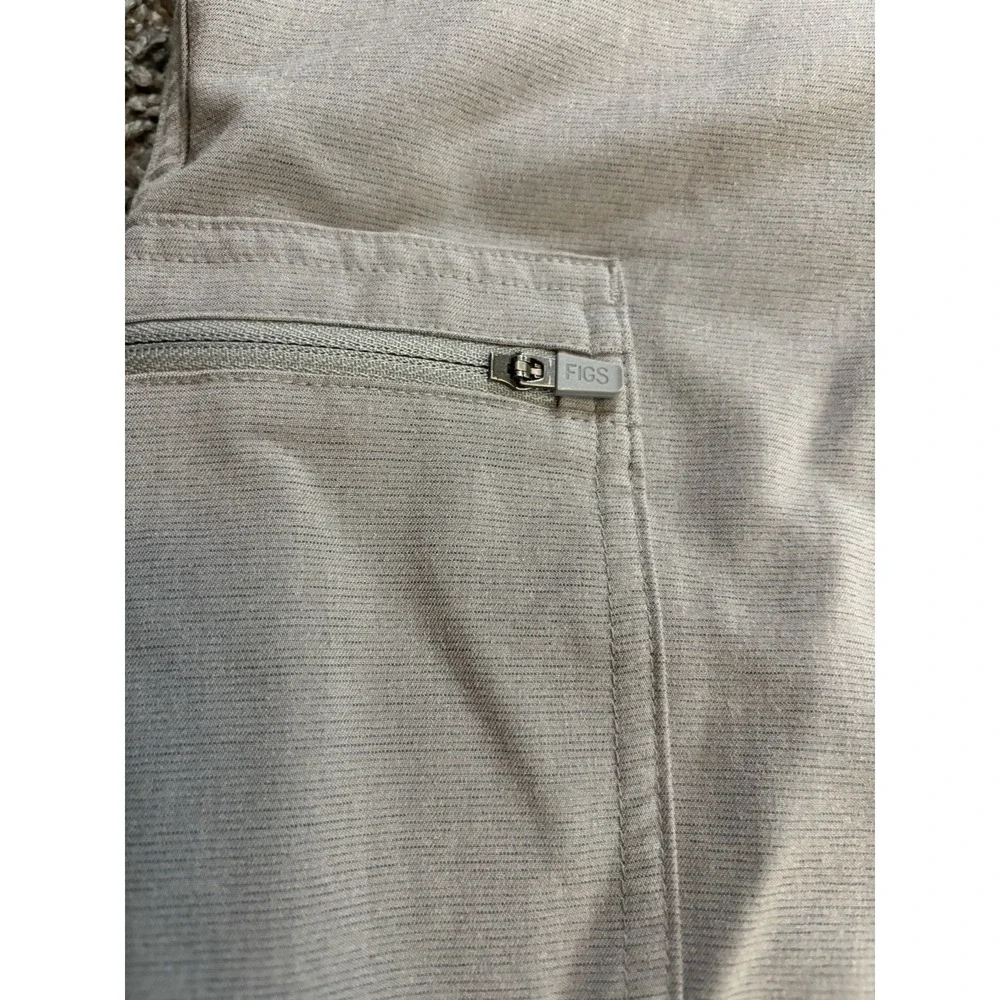 Figs Technical Collection Pants Cargo Scrub Classic Straight Leg Gray SZ S 29x30